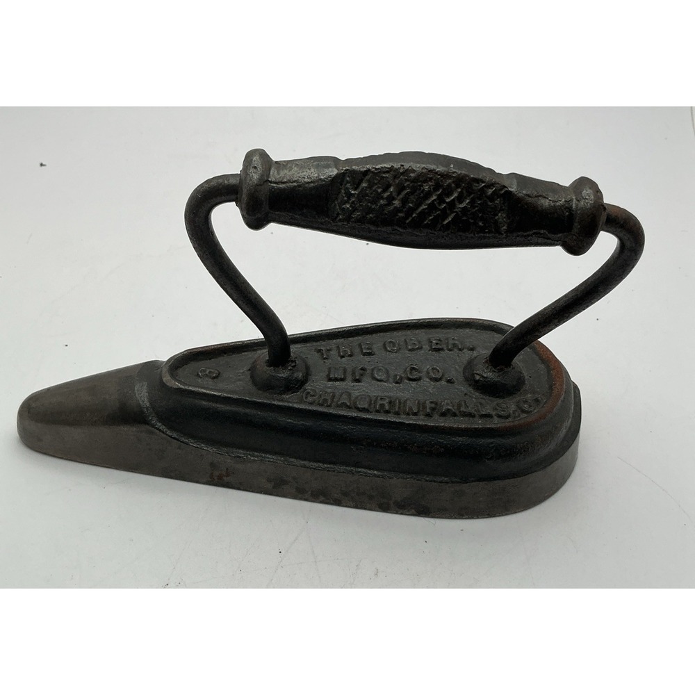Antique Sleeve Iron,‎ Cast Iron The Ober Mfg Co. Chagrin Falls Ohio "3"